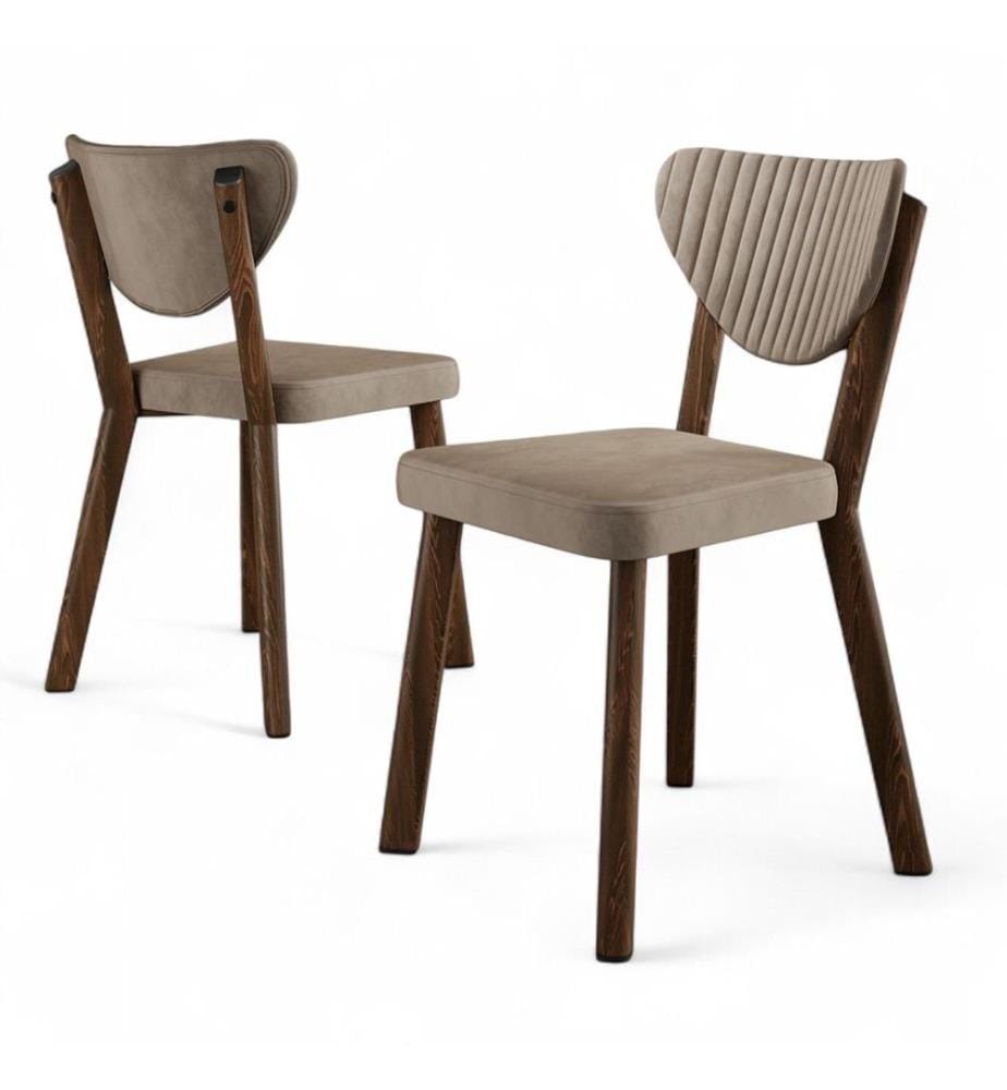 Ensemble de chaises (6 pièces) - Cappuccino Brown