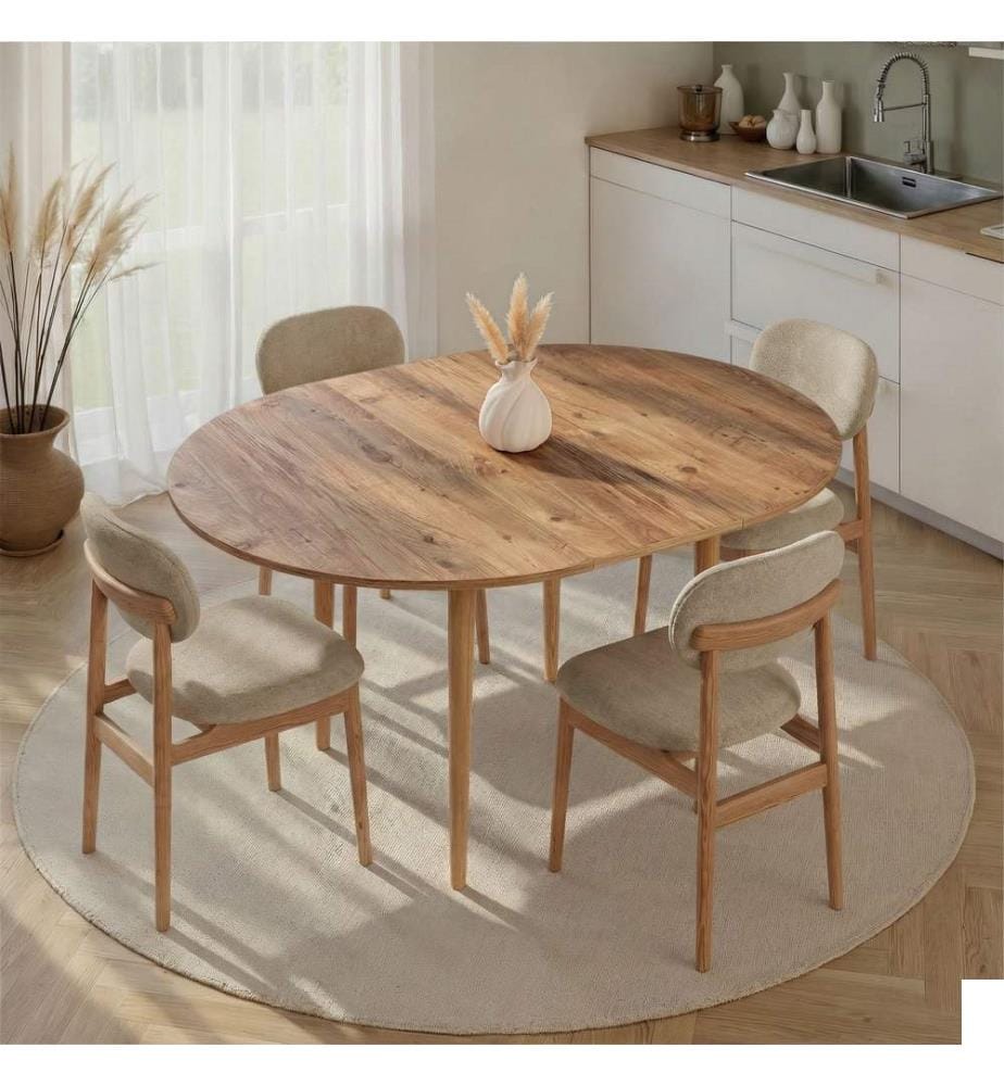Table à manger extensible - Pin Atlantique