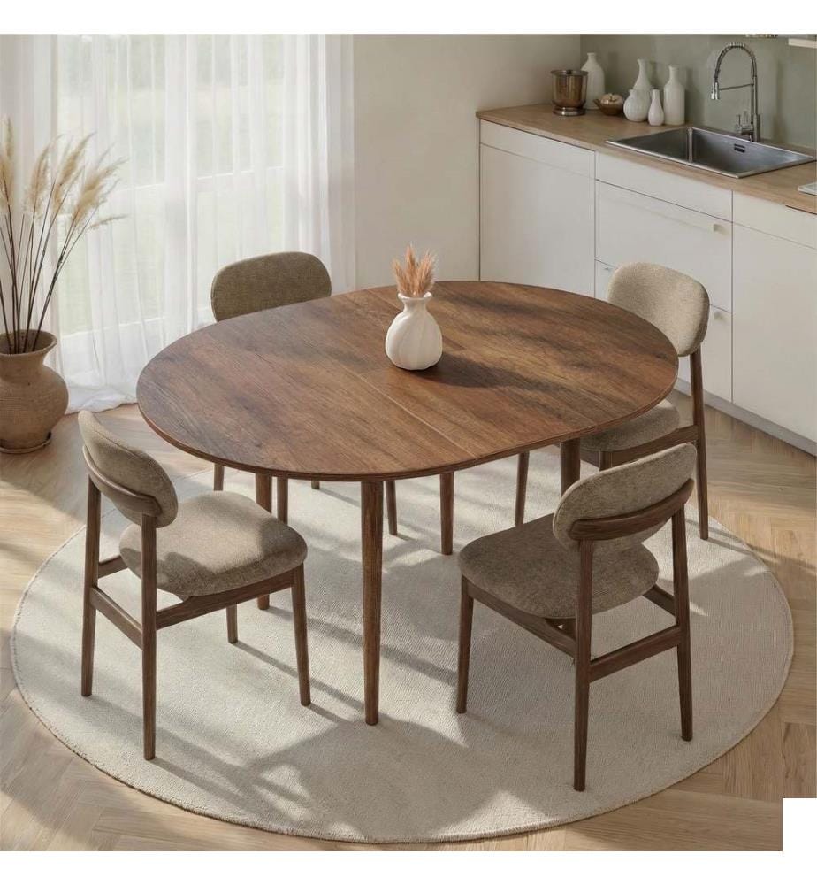 Table de salle à manger à rallonge - Barok Walnut
