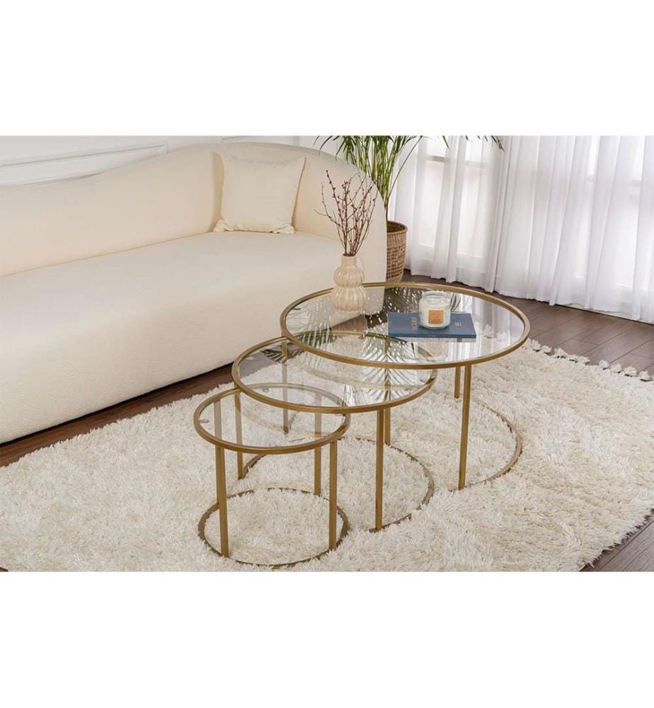 Set de table basse - Gold Transparent