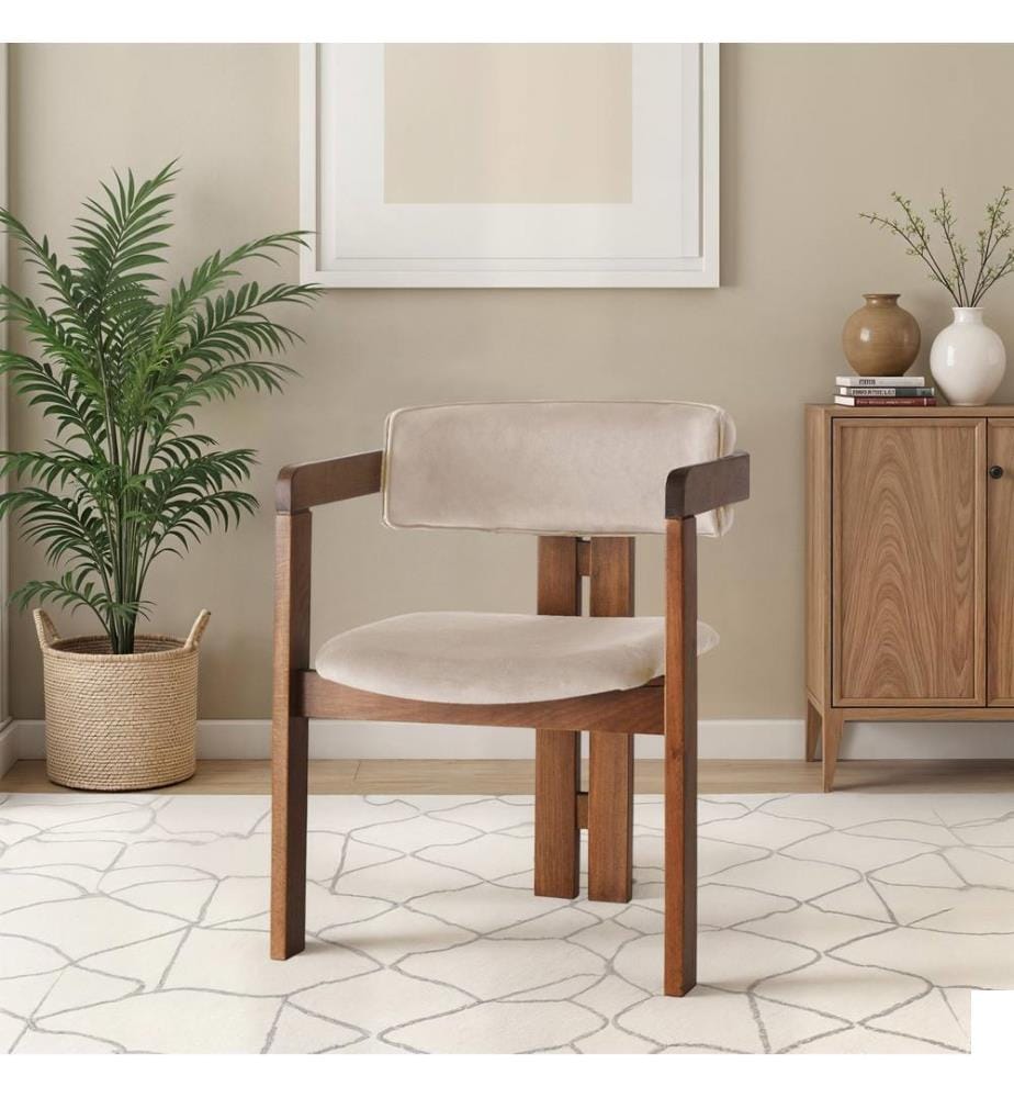 Chaise - Walnut Beige