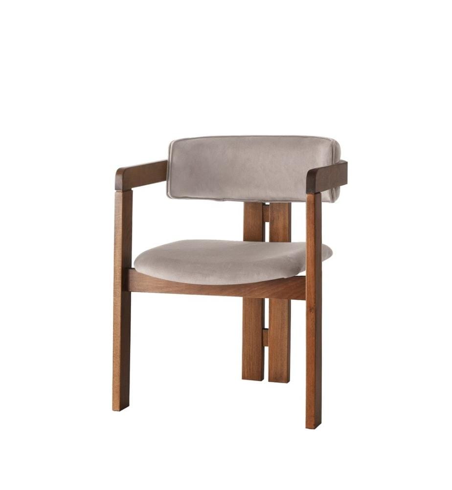 Chaise - Walnut Light Brown