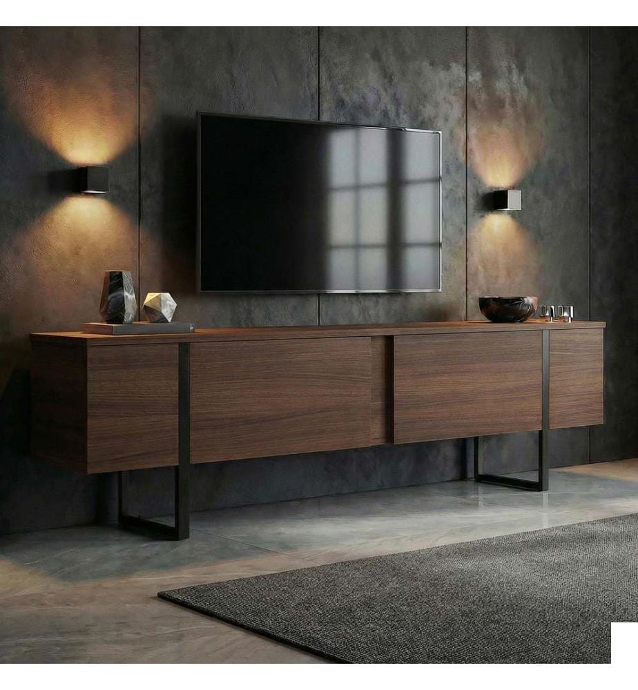 Meuble TV - Milano Walnut Black