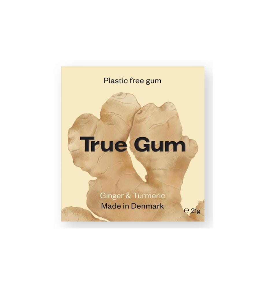 True Gum - Chewing-gum Gingembre et curcuma 21 g