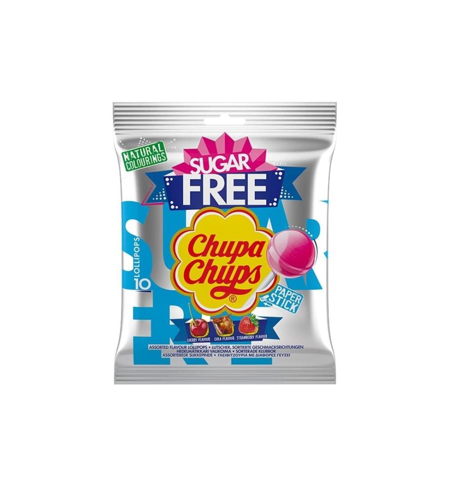 Chupa Chups - Lollipop Sugar free 120 g
