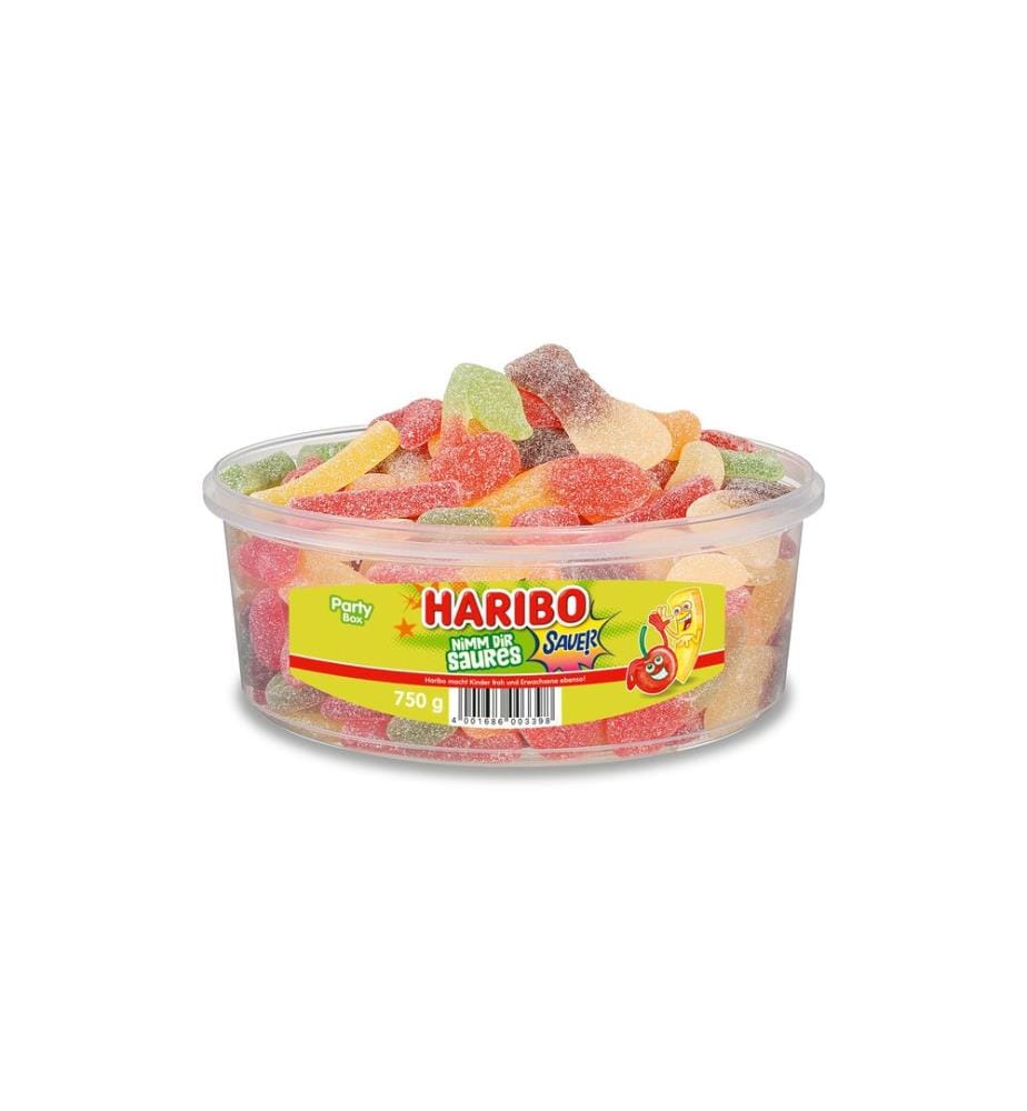 HARIBO - Bonbons gommeux Prends de l'acide Boîte 750 g