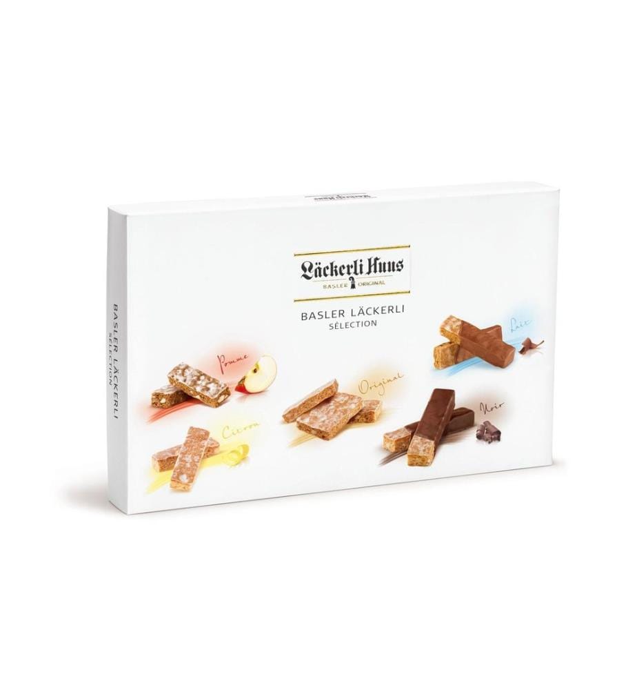 Läckerli Huus - Petits gâteaux Basler Läckerli Sélection 820 g