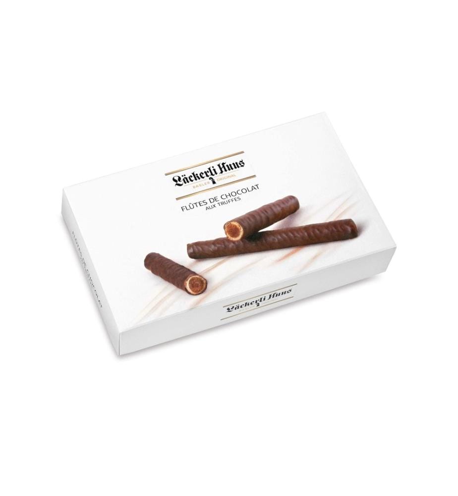 Läckerli Huus - Flûtes de chocolat aux truffes 180 g