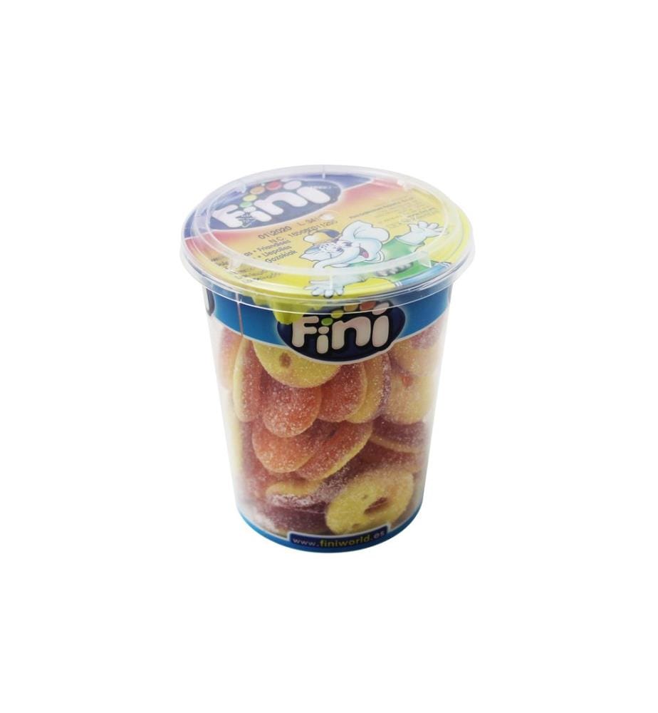 Fini Cup - Bonbons et gélifiés Anneaux de pêche 200 g