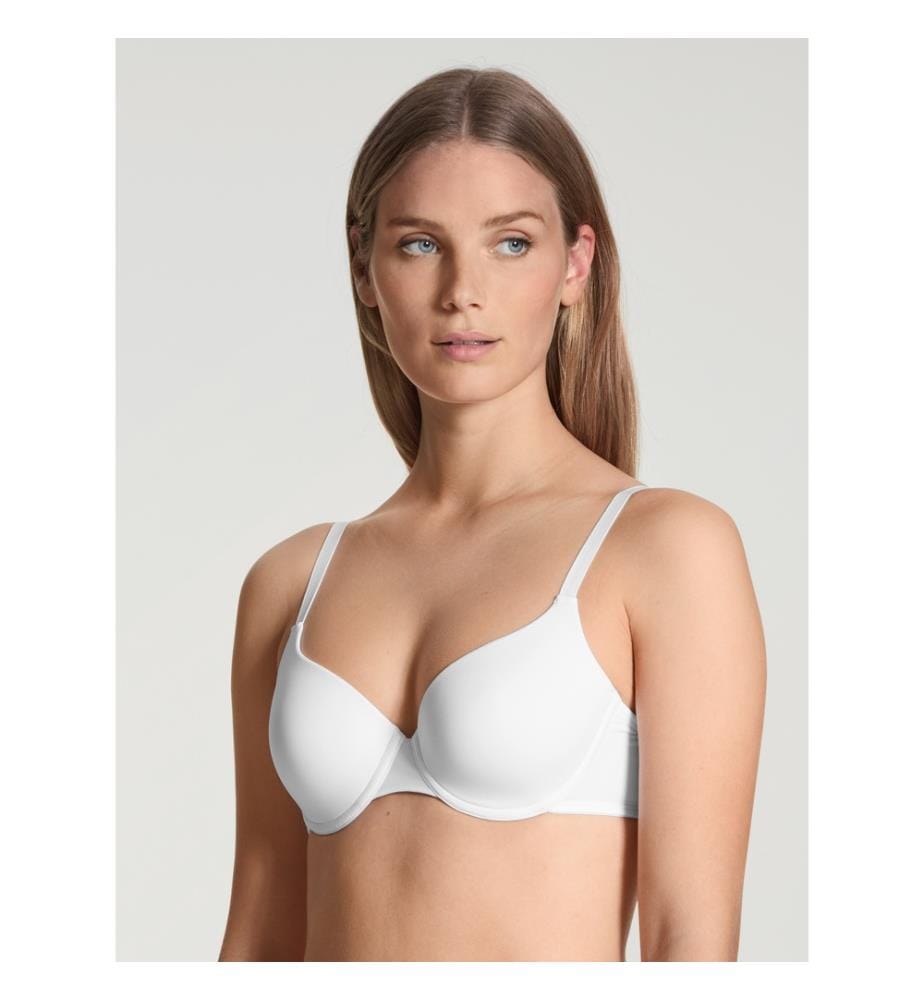 Soutien-gorge à coques avec armatures - Blanc