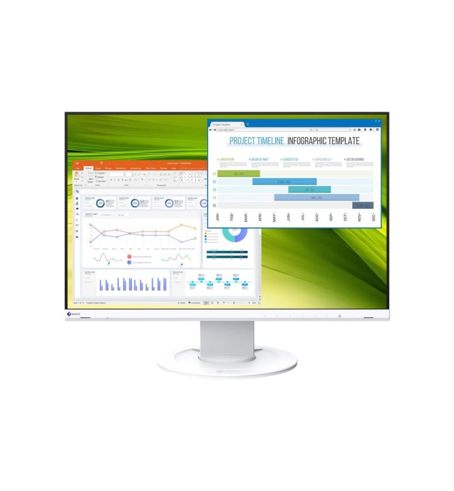 EIZO - Moniteur EV2360-Swiss Edition Blanc