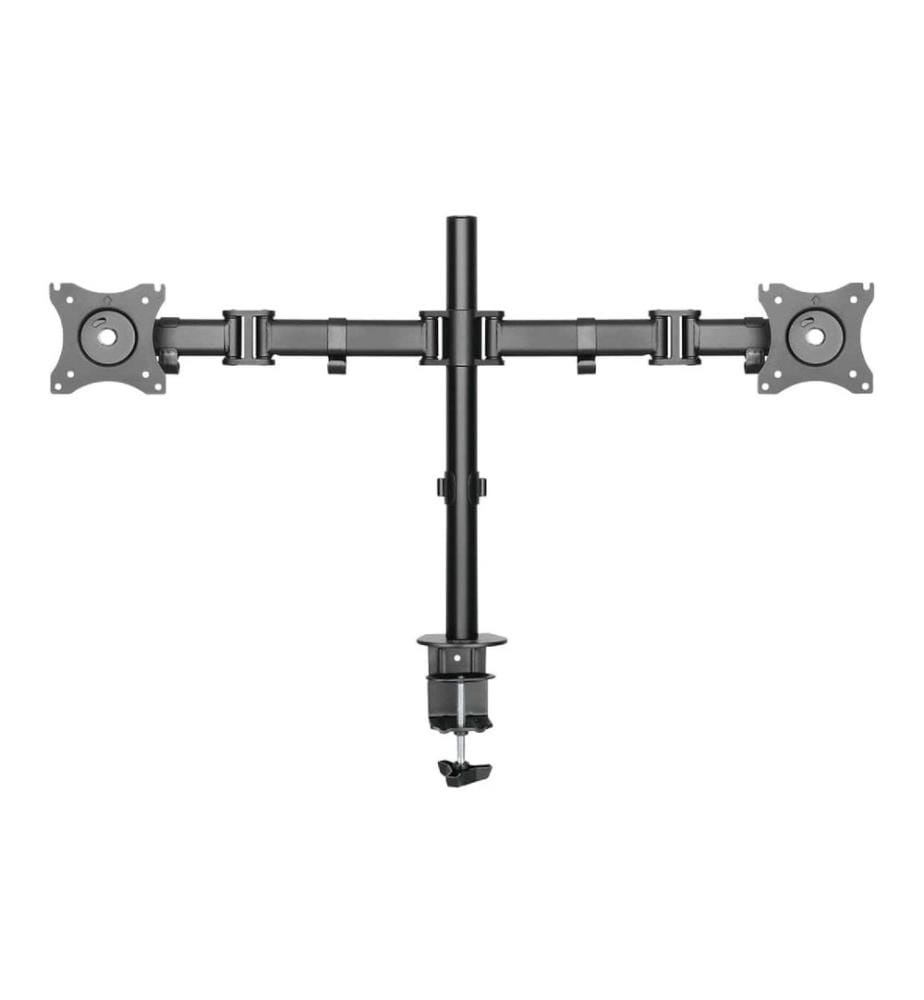 ULTRADESK - Supports de table Skeleton Double jusquà 16 kg  Noir mat