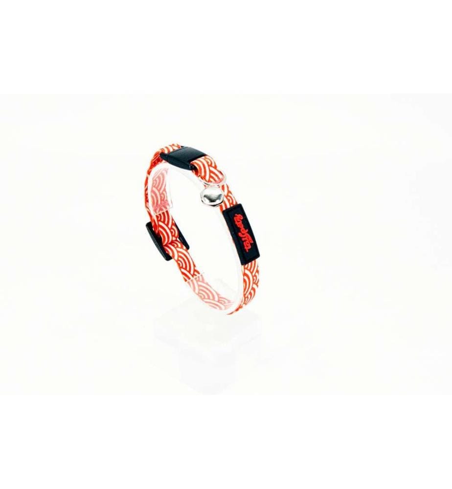 Collier pour chat multicolore 100 % polyester