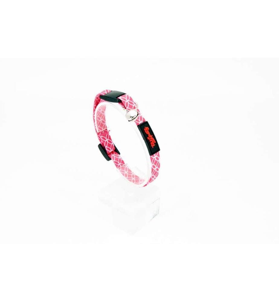 Collier pour chat multicolore 100 % polyester