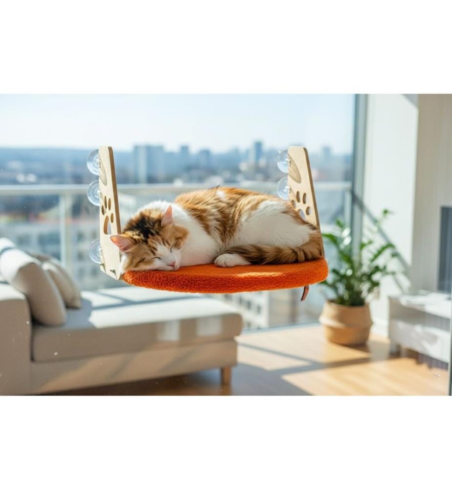 Panier pour animaux orange cadre : 100 % MDF (épaisseur : 5 mm)