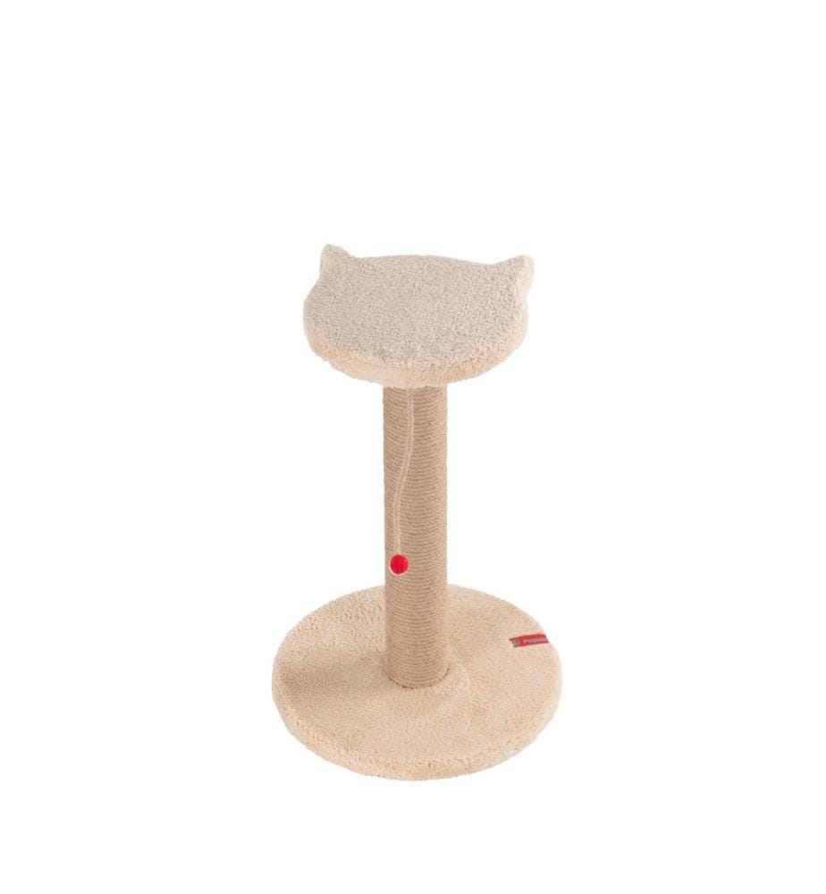 Griffoir pour chat couleur crème cadre : 100 % aggloméré