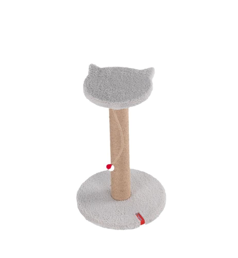 Griffoir pour chat gris cadre : 100 % aggloméré