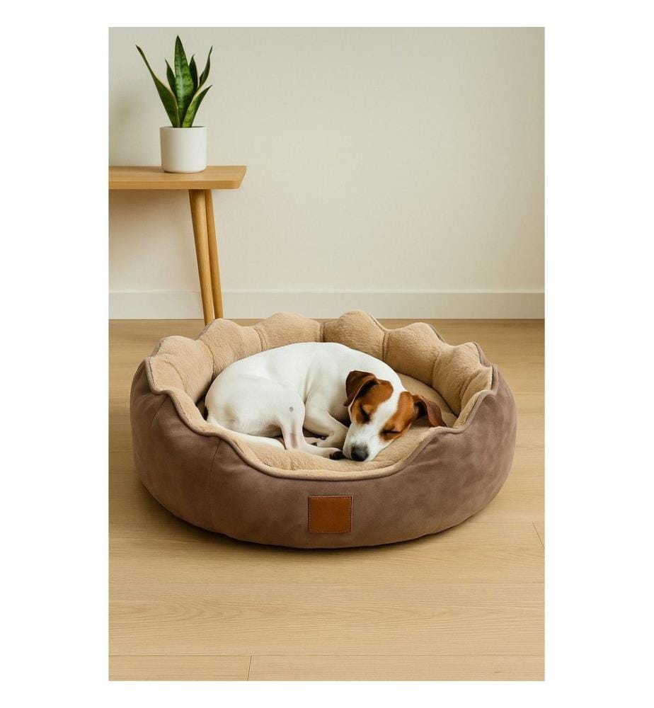 Panier pour animaux marron tissu extérieur : 100 % polyester