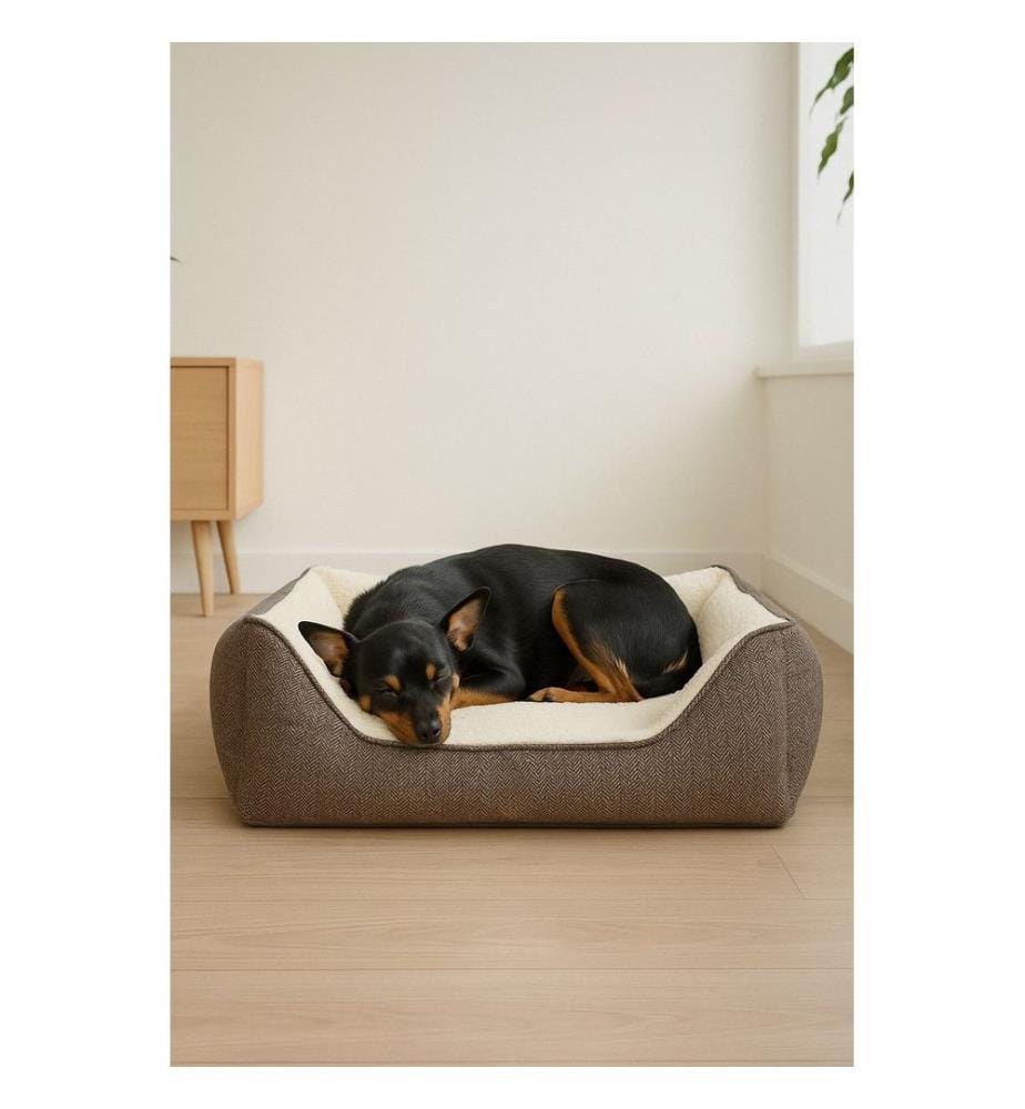 Panier pour animaux marron tissu extérieur : 100 % polyester