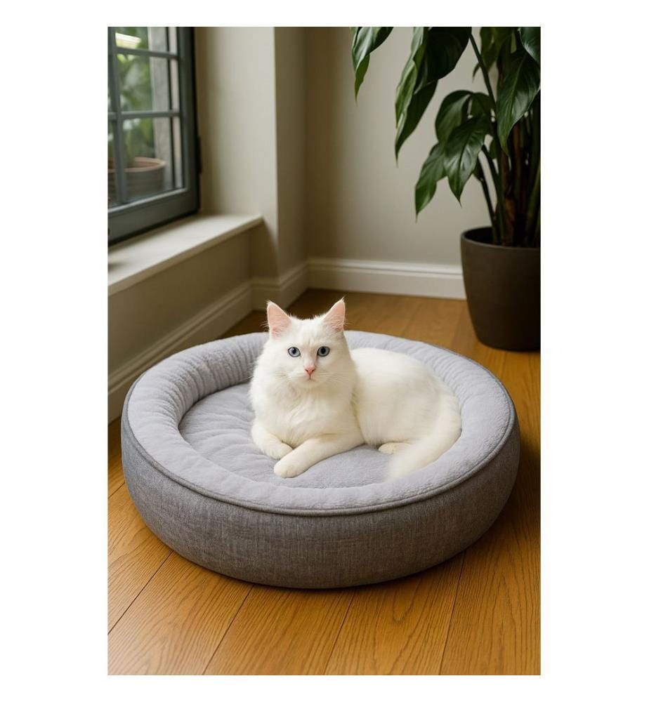 Panier pour animaux gris tissu extérieur : 100 % polyester