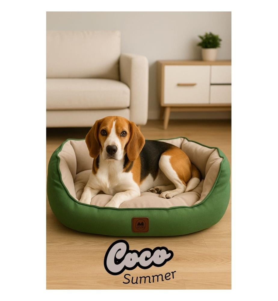 Panier pour animaux vert tissu extérieur : 100 % polyester