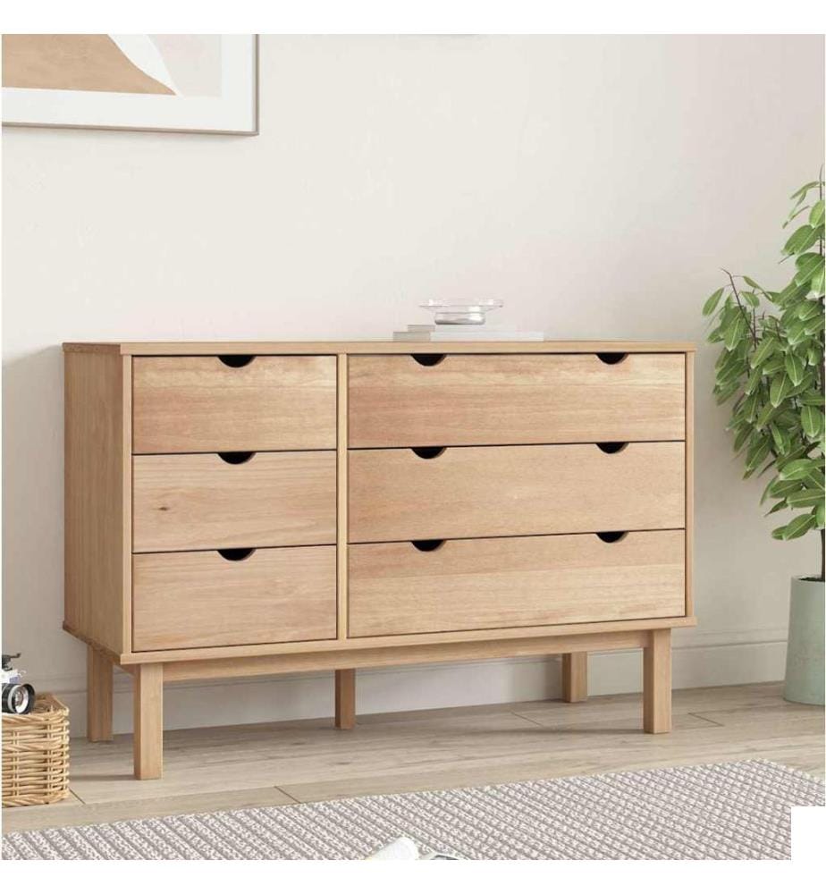 Commode OTTA 111x43x73,5 cm bois de pin massif