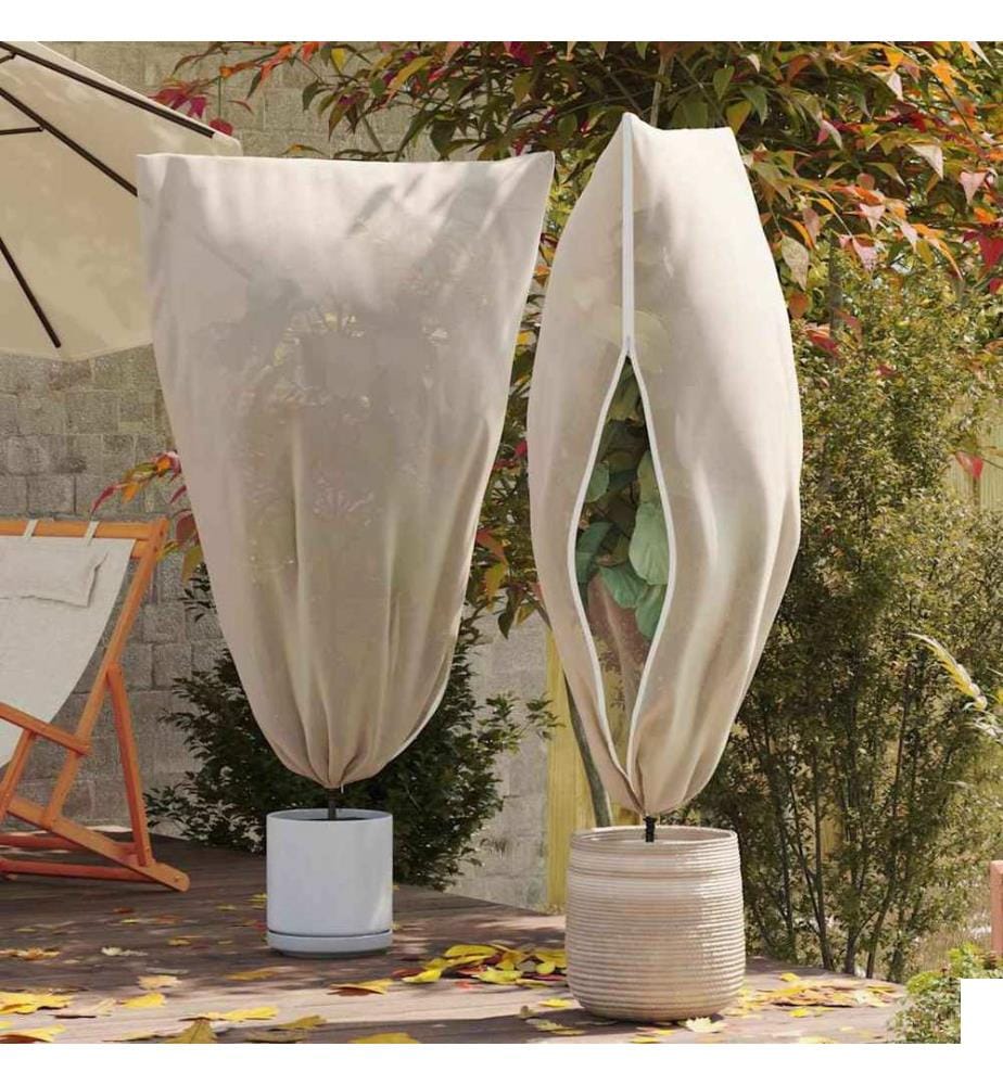 Couvercles de Fleece de Protection Anti-Gel pour Plantes 5 pcs