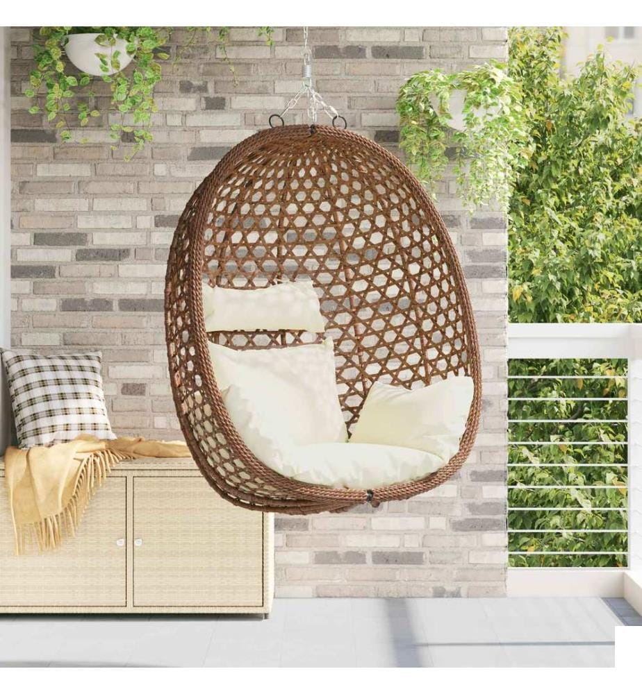 Fauteuil uf suspendu sans support polyrotin 92 x 57,5 x 110 cm