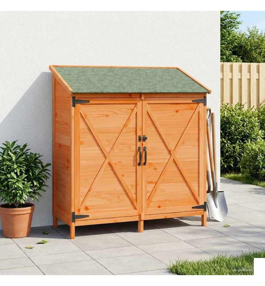 Abri de jardin Marron 106 x 56 x 113,5 cm Bois de Sapin Massif