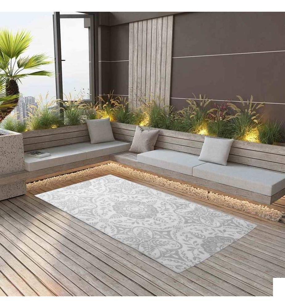 Tapis d'extérieur ARAKIL Gris clair 160x230 cm PP