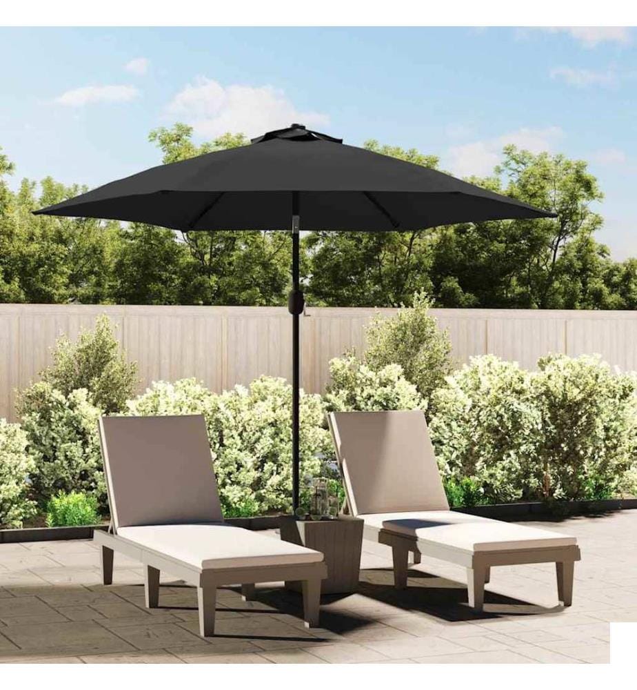 Tissu de remplacement pour parasol d'extérieur Anthracite 300cm