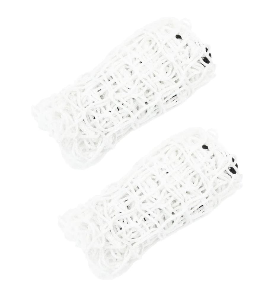Filets à foin 2 pcs rectangulaire blanc 100x90 cm PP