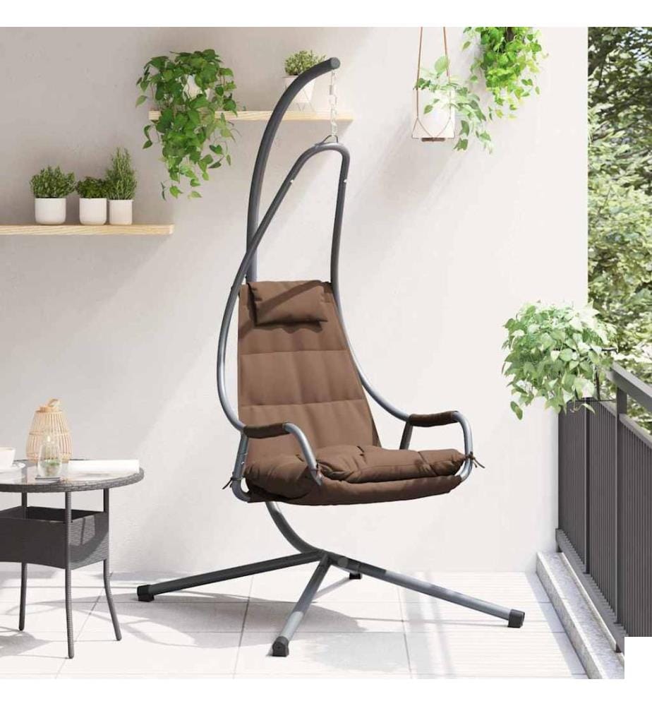 Chaise suspendue Café 94 x 107 x 196,5 cm Acier