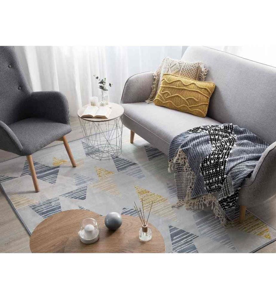 Tapis YAYLA Gris 160 x 230 cm