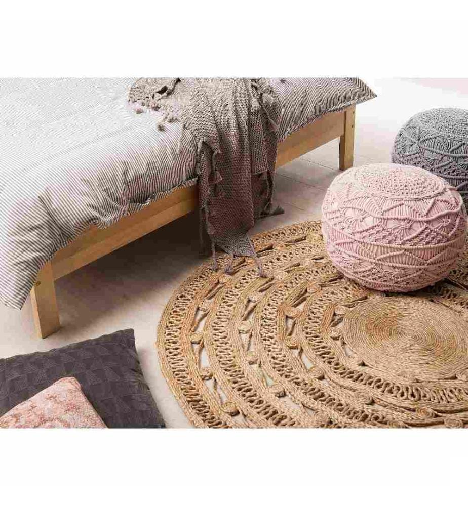 Tapis KERER Beige ø 140 cm Jute