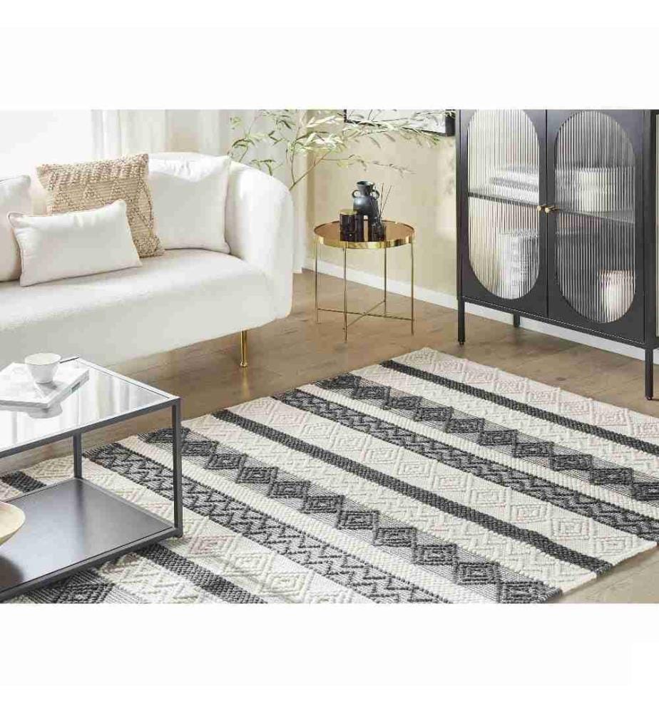 Tapis DAVUTLAR Beige clair 160 x 230 cm Laine