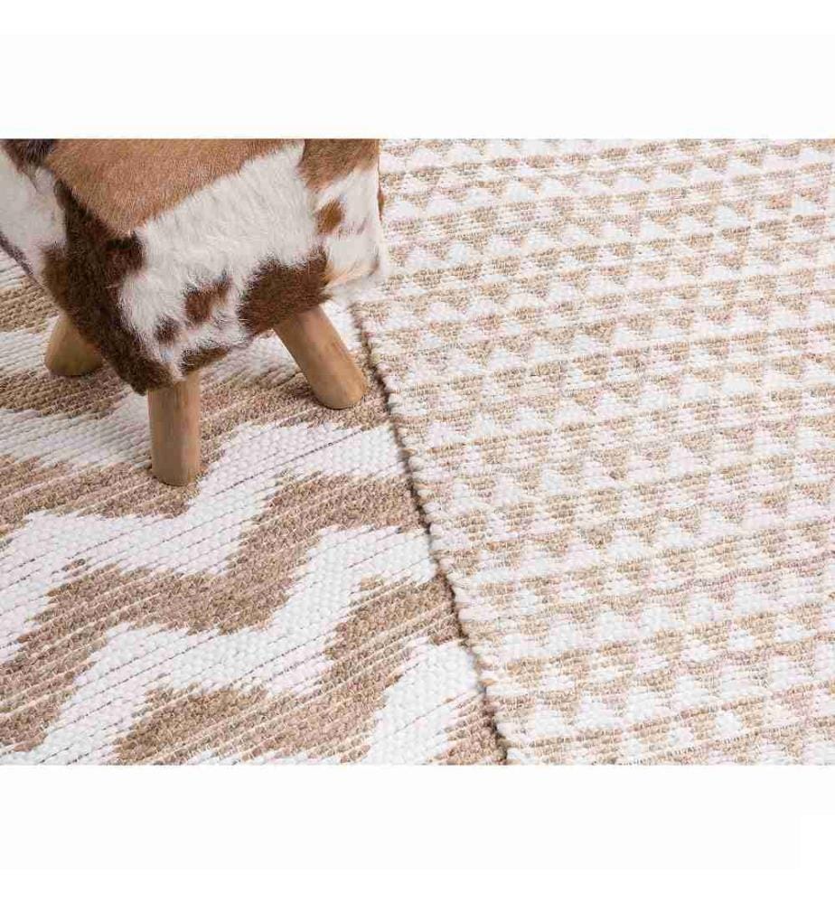 Tapis TUNCELI Beige 80 x 150 cm Coton