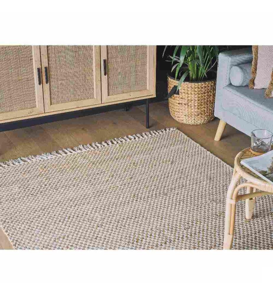 Tapis ZERDALI Beige 140 x 200 cm Jute