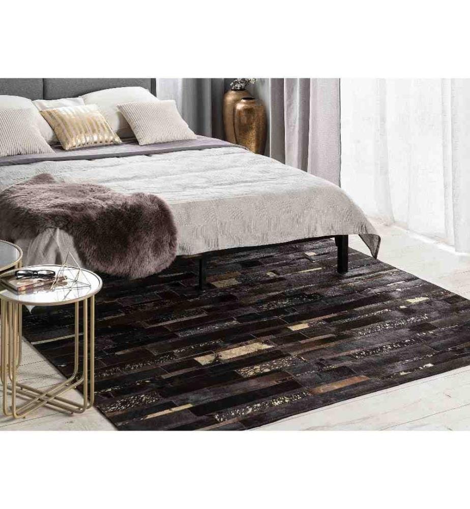 Tapis ARTVIN Marron 200 x 200 cm Cuir