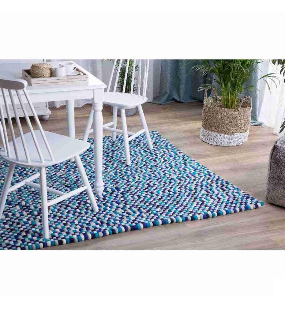 Tapis AMDO Bleu marine 160 x 230 cm Laine