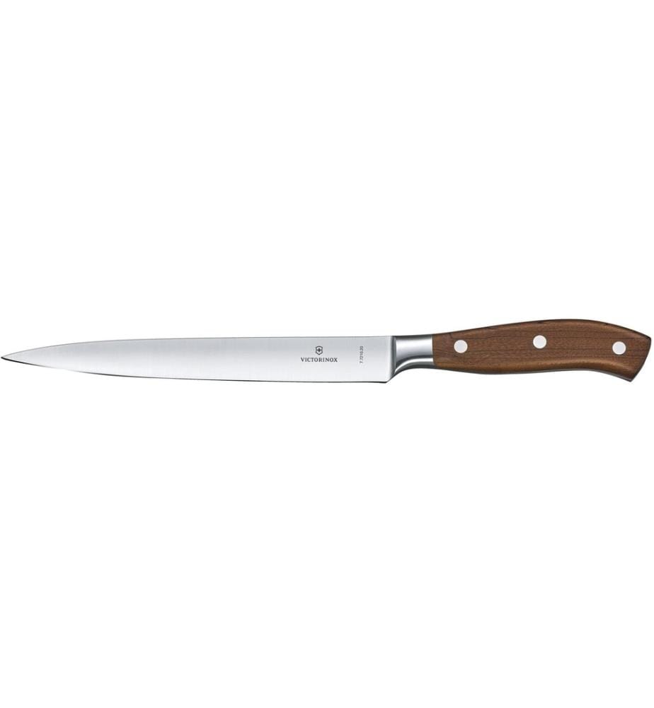 VICTORINOX - Couteau à filet Grand Maître Wood 20 cm, Argenté