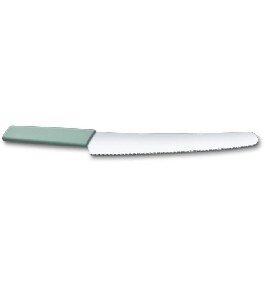 VICTORINOX - Couteau à pain Swiss Modern 26 cm, Aqua