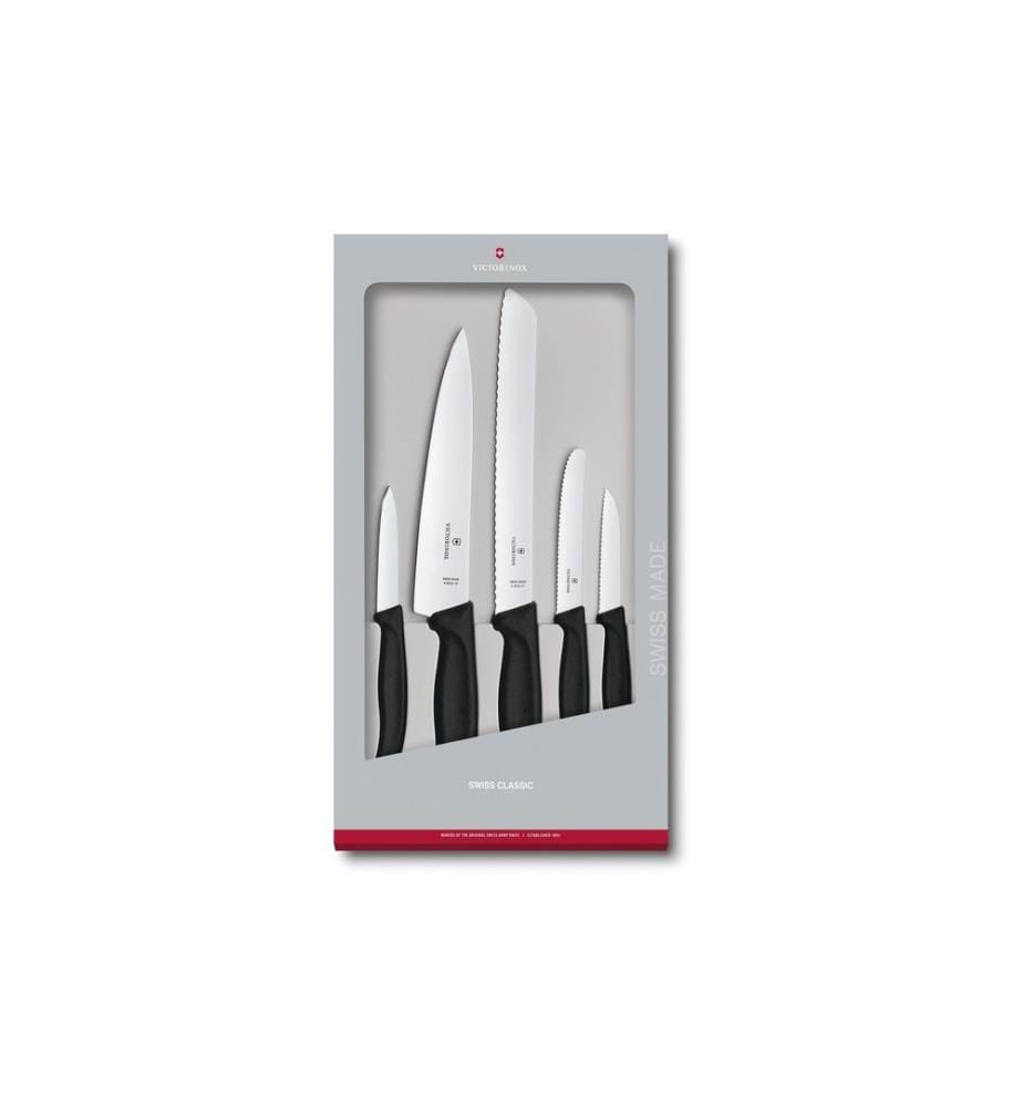 VICTORINOX - Jeux de couteaux Noir