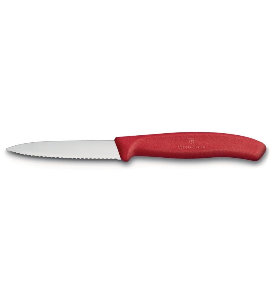 VICTORINOX - Couteau à légumes 8 cm, rouge