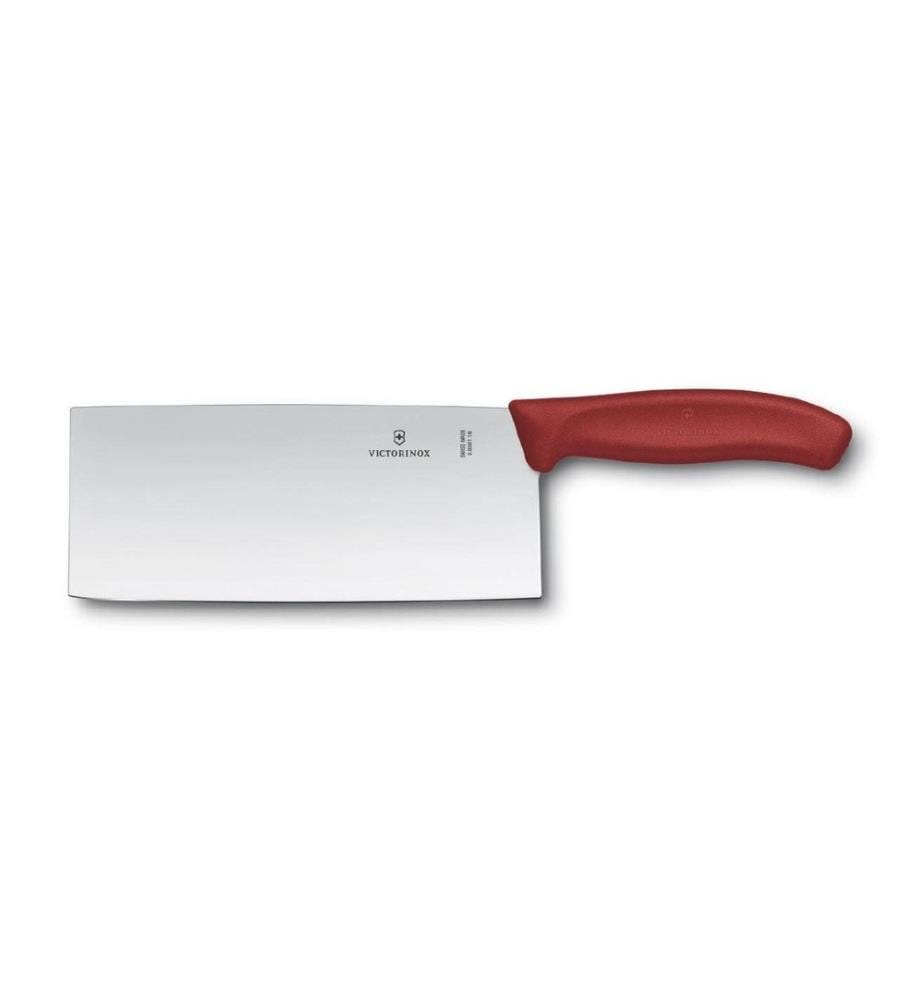 VICTORINOX - Couteau de chef chinois Swiss Classic Rouge