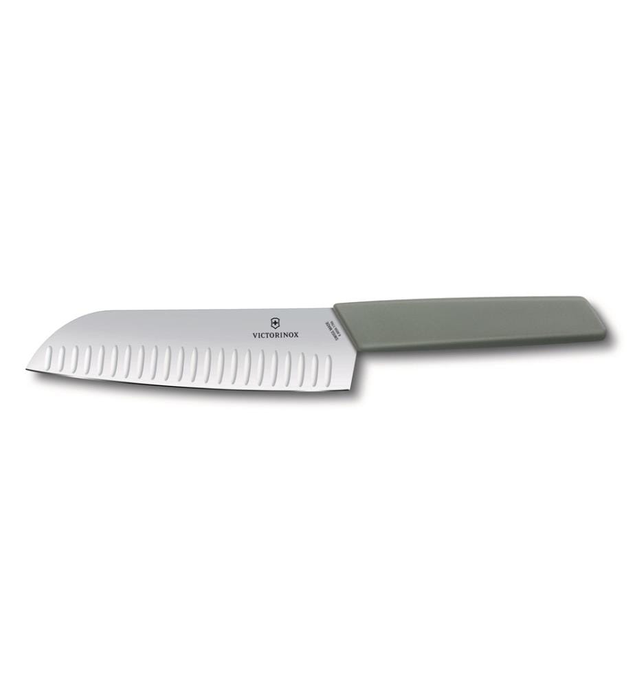 VICTORINOX - Couteau santoku Swiss Modern Gris