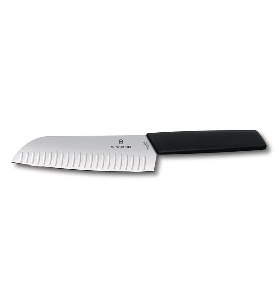 VICTORINOX - Couteau santoku Swiss Modern Noir