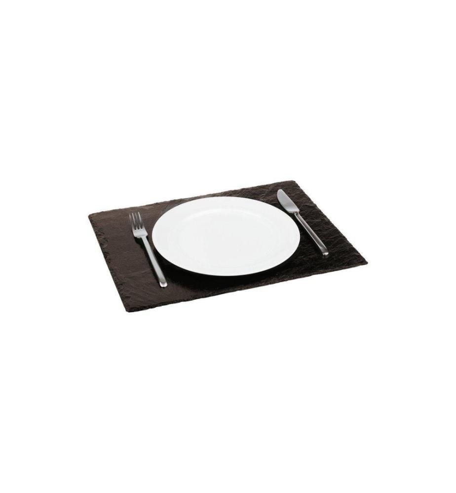 PADERNO - Plat de service 45 cm x 30 cm Noir
