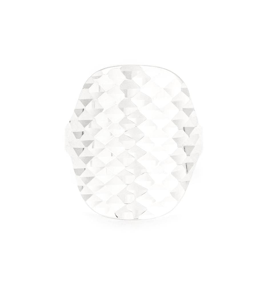 Bague Armadillo - Or Blanc 375/1000