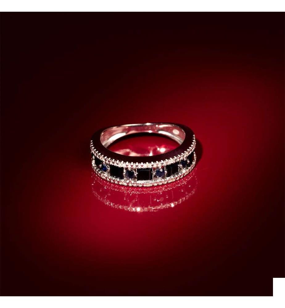 Bague Surat - Or Blanc 375/1000